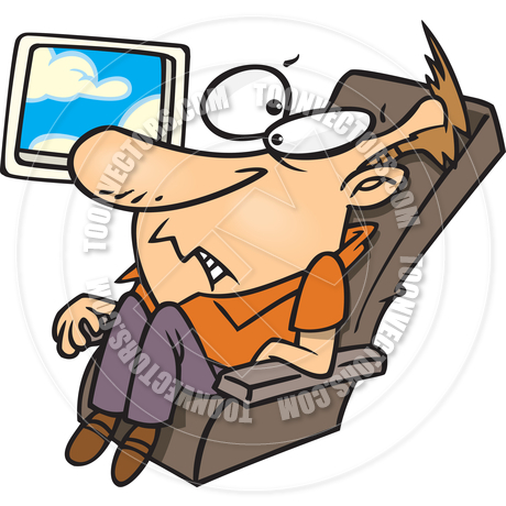 460x460 Cartoon Airline Passenger By Ron Leishman Toon Vectors Eps