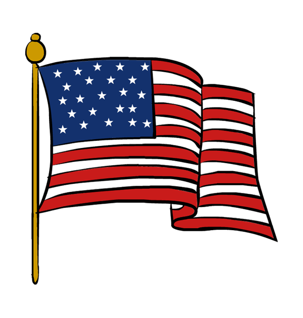 600x630 Clipart Veterans Day Flag