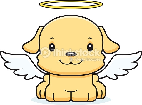 483x357 Angel Clipart Puppy