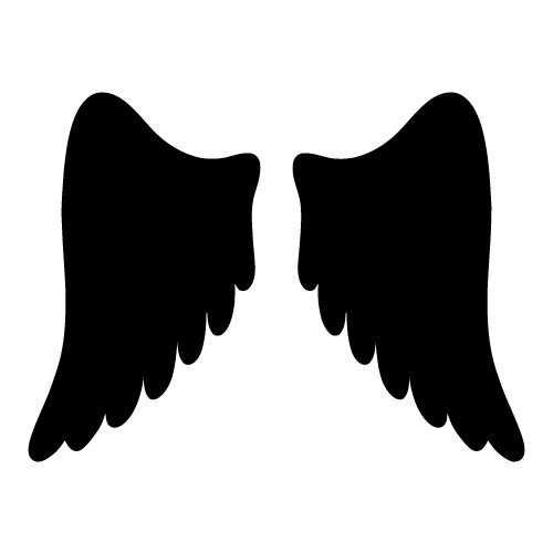 500x500 Angel Wings Free Angel Wing Clip Art Free Vector For Free Download