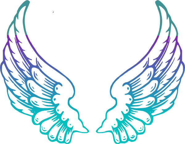 600x469 Purple Guardian Angel Wings Clip Art