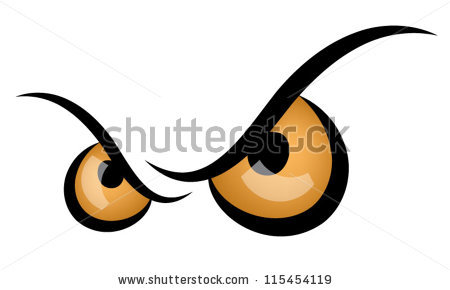 450x290 Brown Eyes Clipart Angry Eye