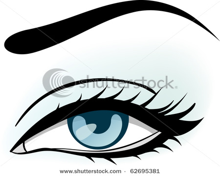 450x360 Brown Eyes Clipart Eyebrow