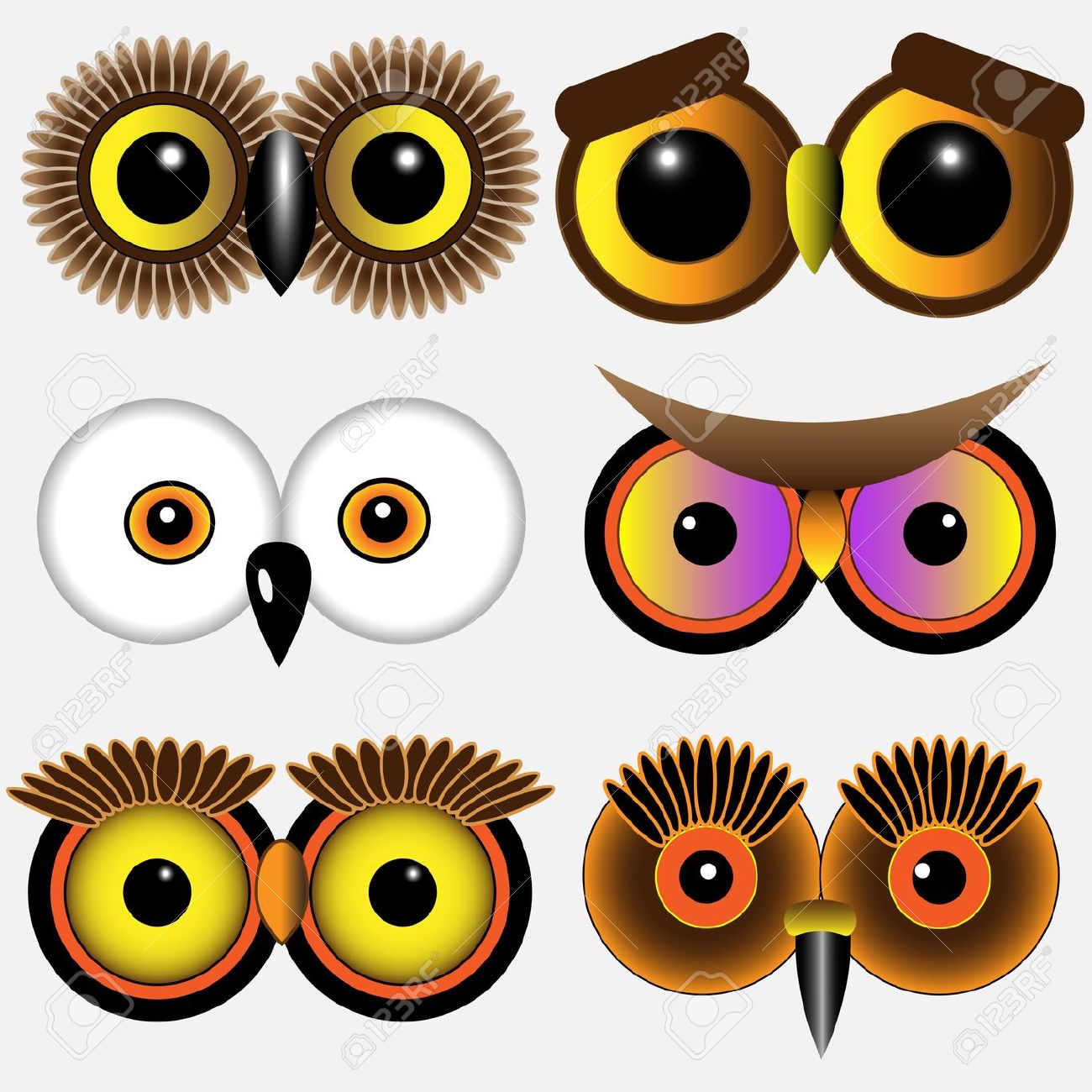 1300x1300 Eyeball Clipart Owl Eyes