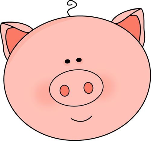500x465 Face Clipart Farm Animal