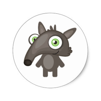 324x324 Anteater Stickers Zazzle