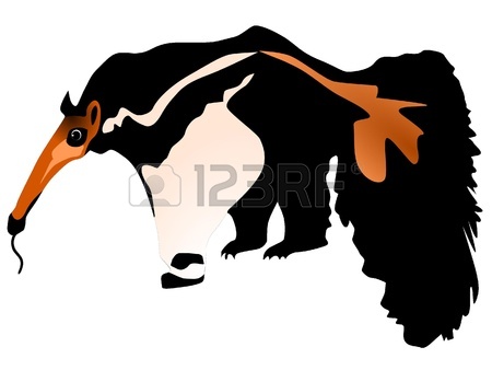 450x338 Illustration Of A Comical Anteater Royalty Free Cliparts, Vectors