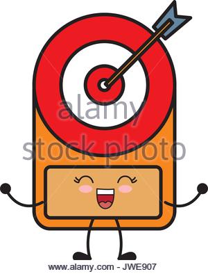 300x394 Cartoon Illustration Of Bow And Arrow Clip Art Stock Photo