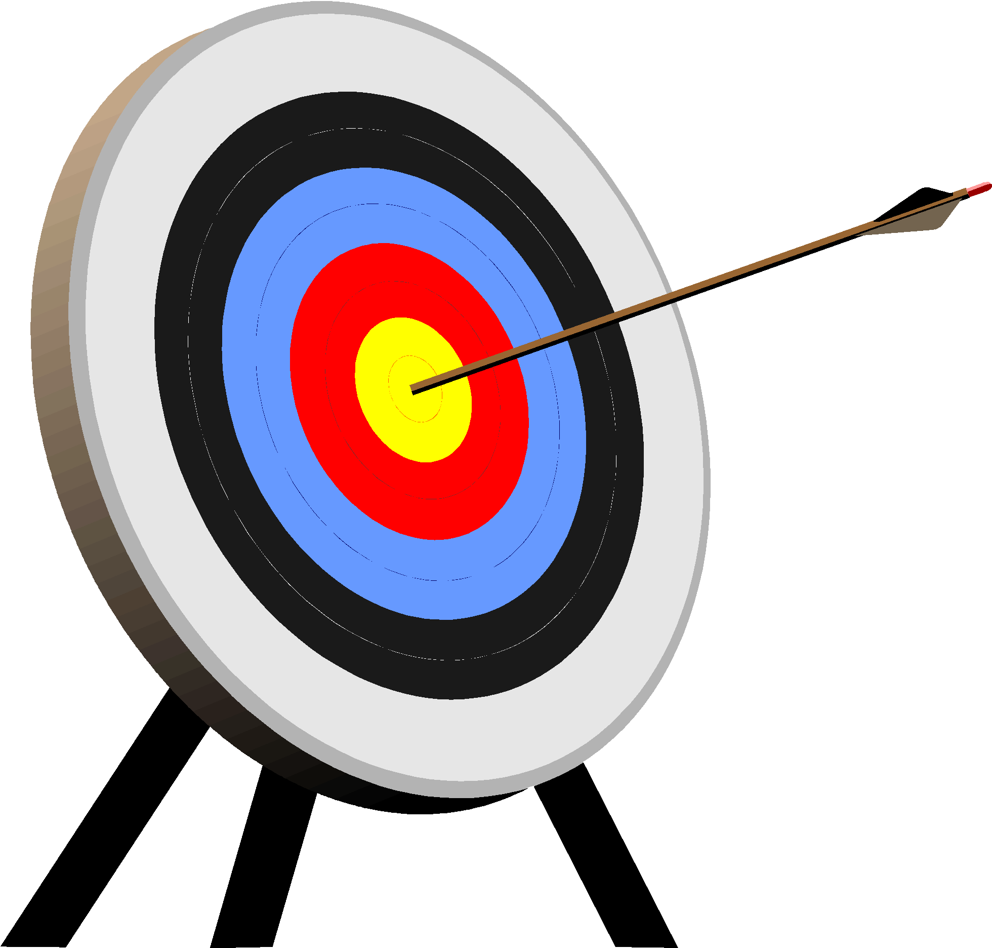1960x1872 Arrow Bullseye Cartoon Clipart