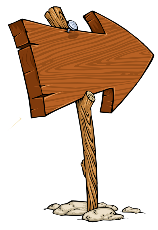 551x800 Wooden Arrow Blank Sign Clip Art