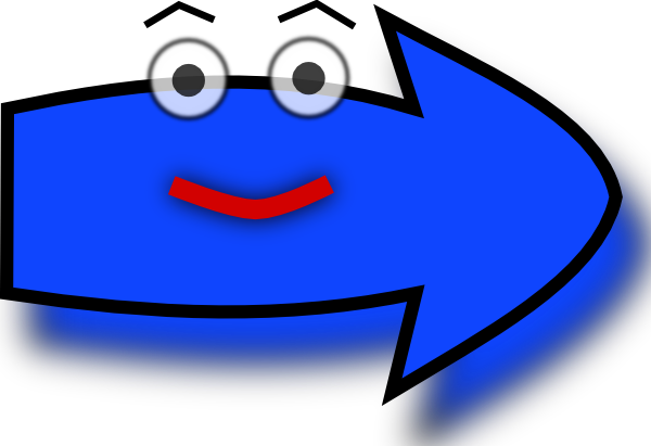 600x411 Arrow Set Happy Left Right Clip Art