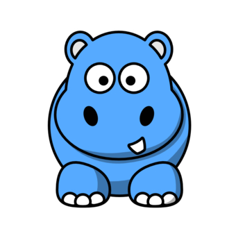 340x340 Blue Baby Animal Clipart