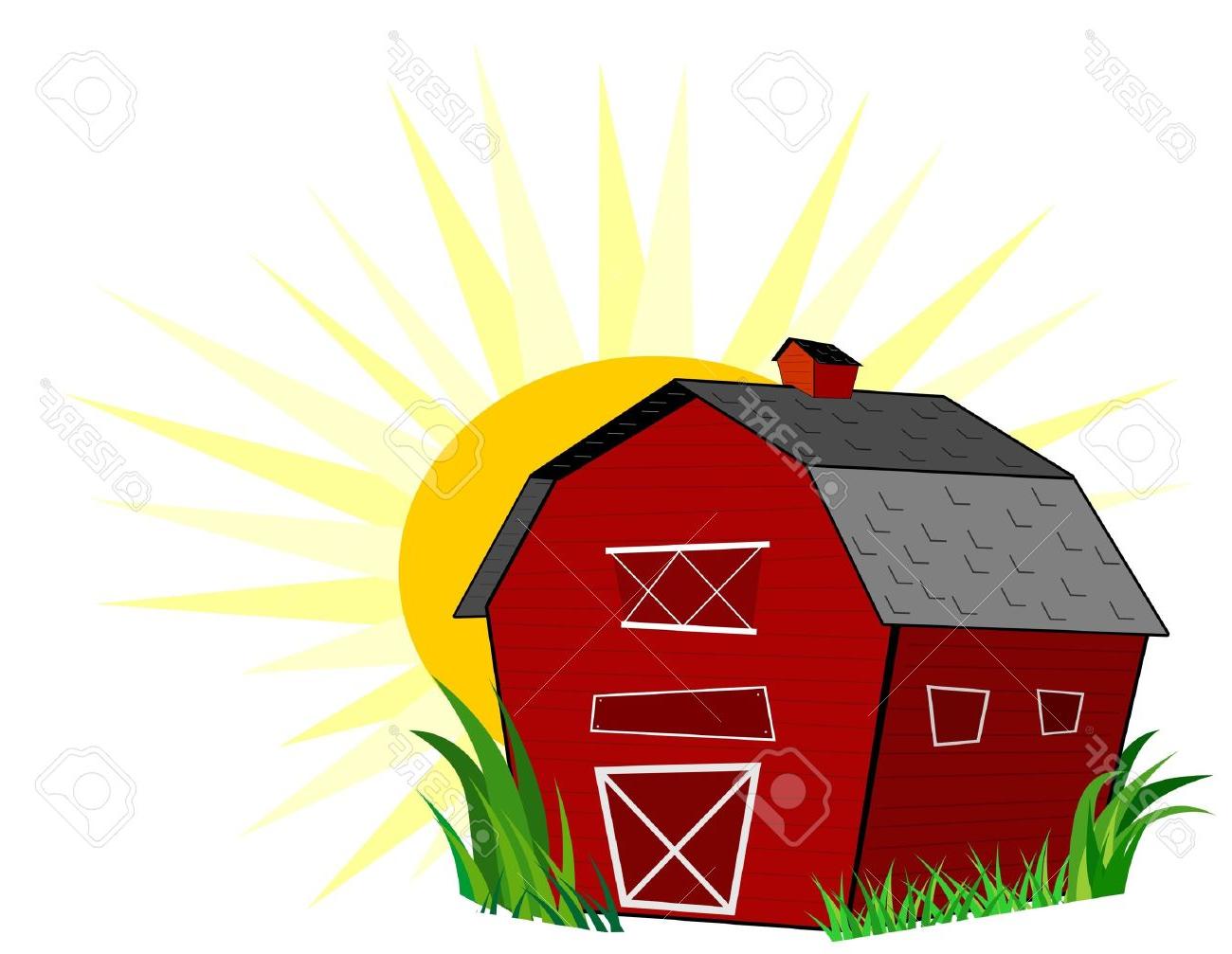 1300x1007 Top 10 Barn Stock Vector Cartoon Farm Images