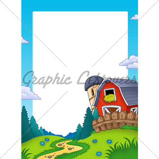 325x325 Farm Animals Near Barn Gl Stock Images