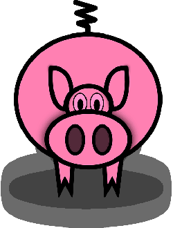 250x330 Simple, Cartoon, Barn, Farm, Pig, Animal