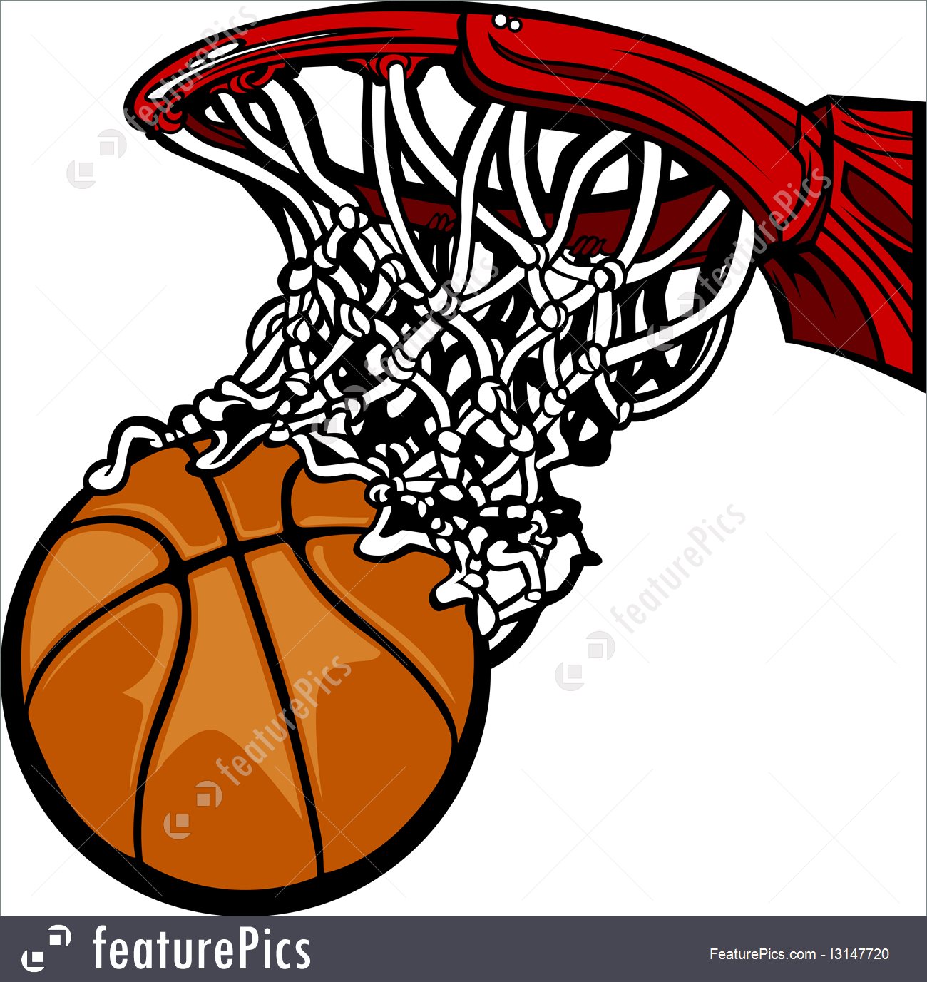 1300x1377 Sport Games Basketball Hoop With Basketball Cartoon