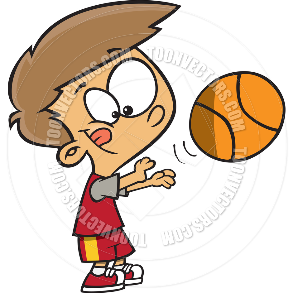 940x940 Cartoon Basketball Player Boy By Ron Leishman Toon Vectors Eps