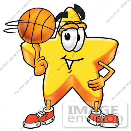 450x450 Cliprt Graphic Of Yellow Star Cartoon Character Spinning