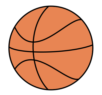 408x381 Drawing A Cartoon Basketball