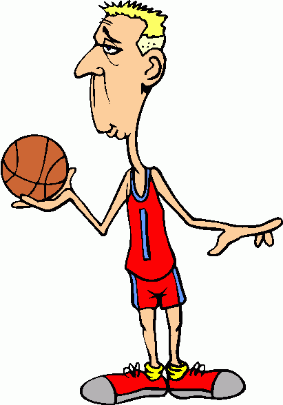 411x588 Basketball Player Clipart