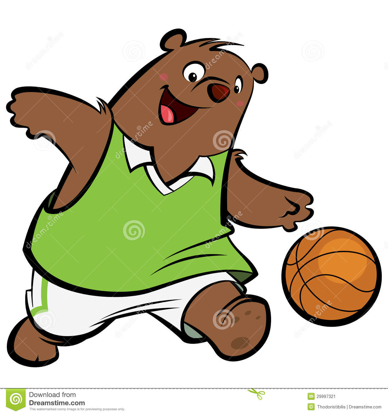 1300x1390 Bear Clipart Basketball