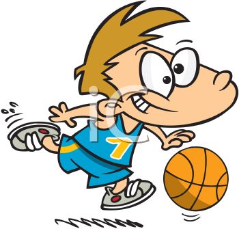 350x335 Cartoon Clipart Basketball Player