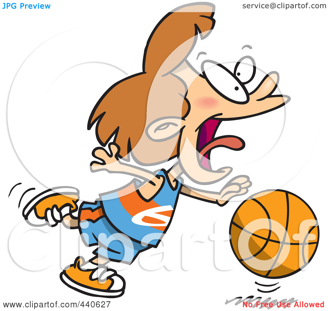 1080x1024 Girl Shooting Basketball Clipart