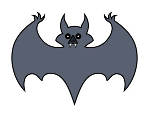 300x235 Funny Cartoon Bat Royalty Free Stock Image