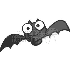 300x300 Royalty Free Cartoon Character Halloween Happy Bat 379309 Vector