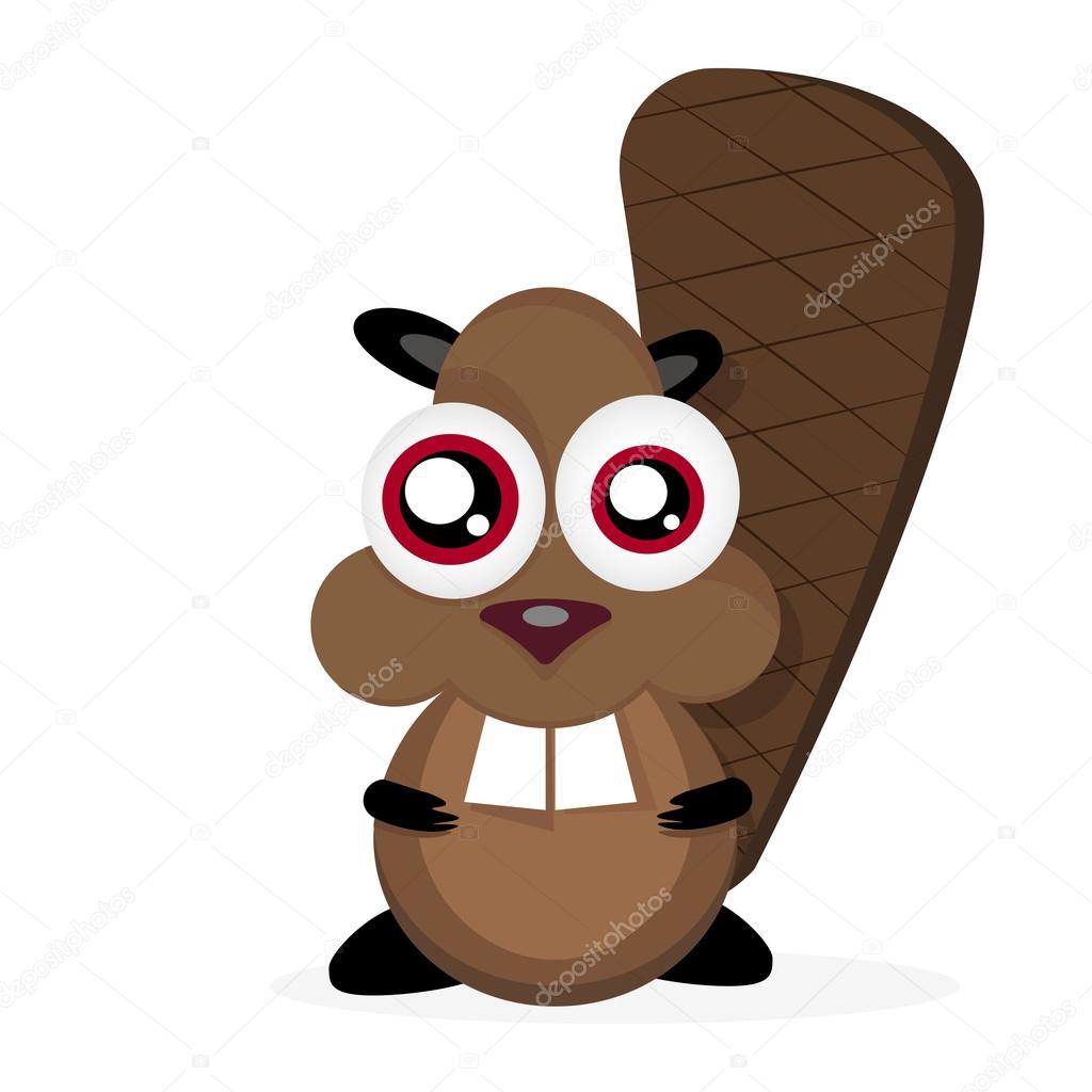 1024x1024 Funny Cartoon Beavers Stock Vector Iaroslav Brylov