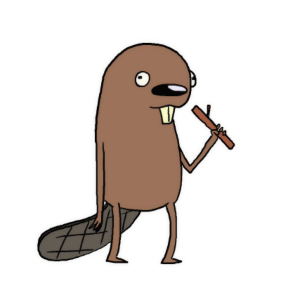 400x400 Beaver Gif