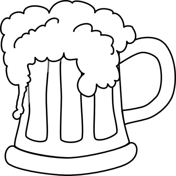 564x565 Cartoon Beer Mug Clip Art Beer Mug Clip Art Black And White I18