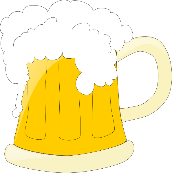 594x596 Beer Mug Clip Art