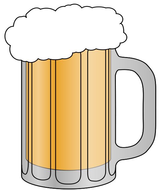 529x616 Beer Mug Clip Art Free Clipart
