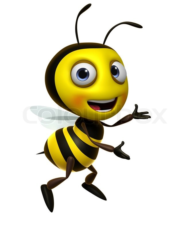 676x800 Cartoon Honey Bee Stock Photo Colourbox