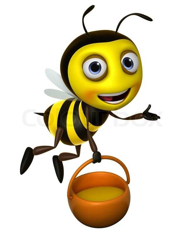 645x800 Cartoon Honey Bee Stock Photo Colourbox On Cartoon Pictures