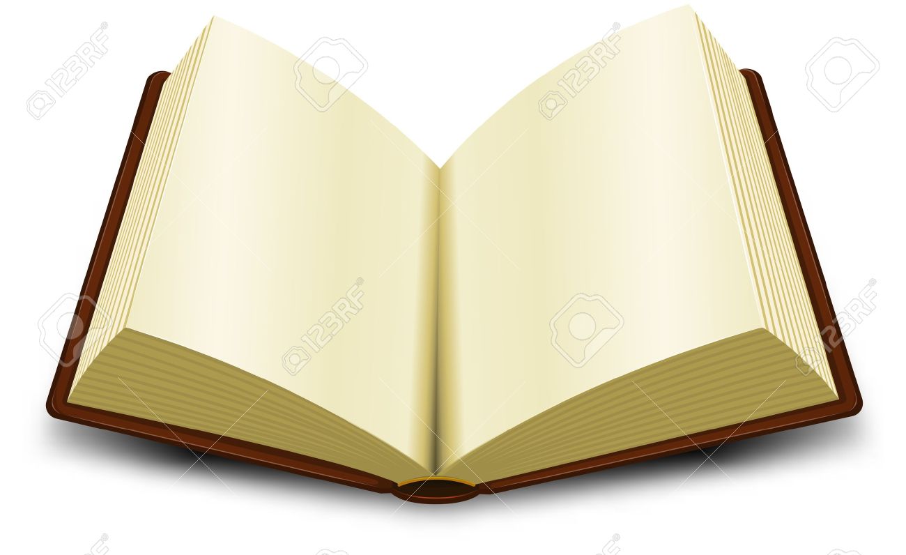 1300x796 Illustration Of A Cartoon Opened Brown Book Royalty Free Cliparts