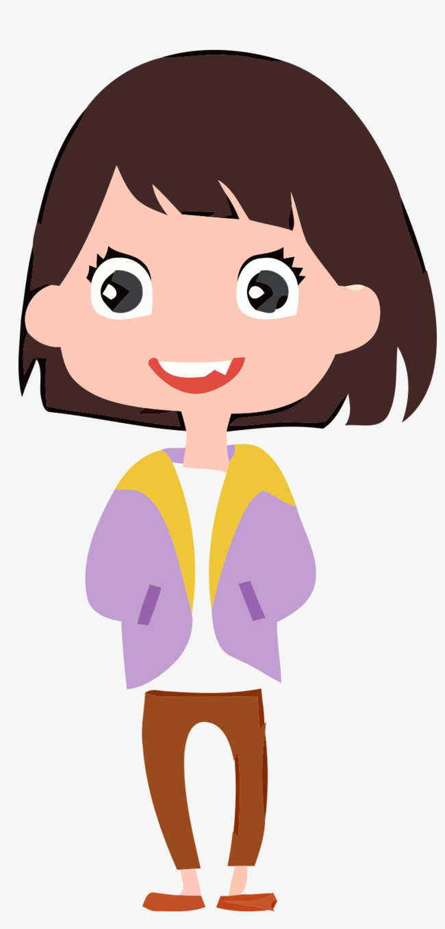 650x1355 Big Eyes Cartoon Girl, Cartoon, Cartoon Characters, Vector