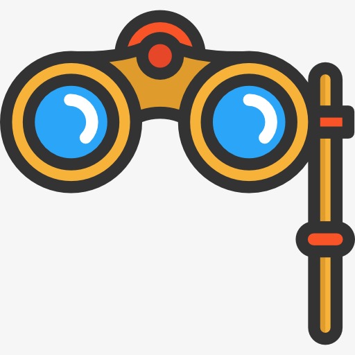 512x512 Binoculars, Glasses, Cartoon Png Image For Free Download