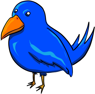 400x398 Bird Cartoon Clipart
