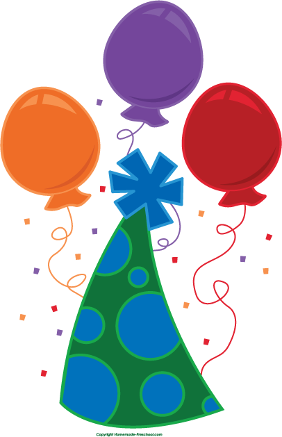 Cartoon Birthday Balloons Clipart | Free download on ClipArtMag
