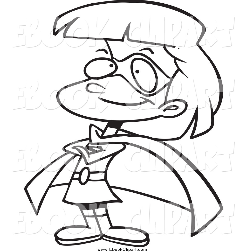1024x1044 Supergirl Cartoon Clip Art Black And White Cliparts