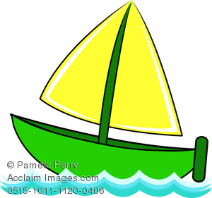 300x281 Art Image Of Cartoon Boat On Water