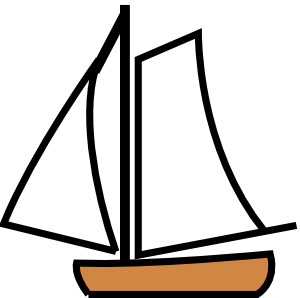 300x298 Sailing Boat Clip Art Free Vector 4vector