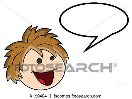 450x338 Clipart Of Cute Cartoon Boy Laughing K15040411