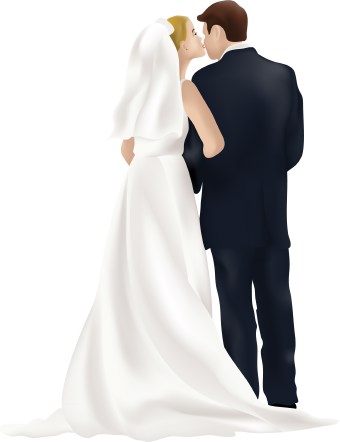 340x442 Wedding Clipart Bride And Groom Clipartmonk