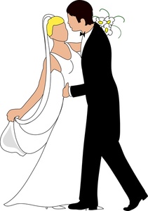 211x300 Bride And Groom Clip Art
