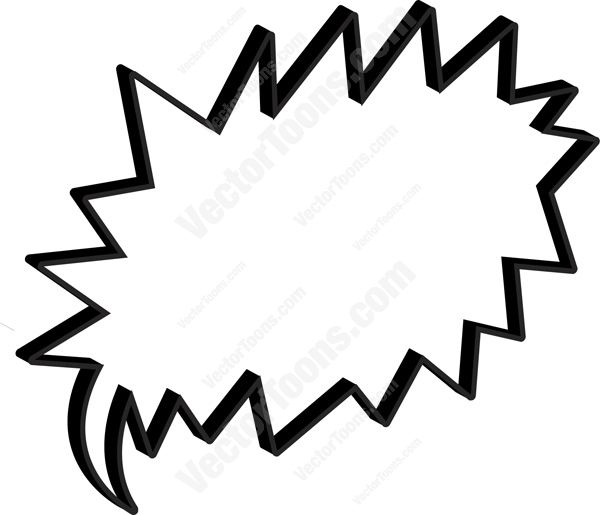 600x515 Comics Clipart Speech Bubble