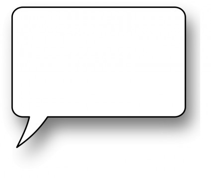 425x359 Vector Speech Bubble Vector Clip Art