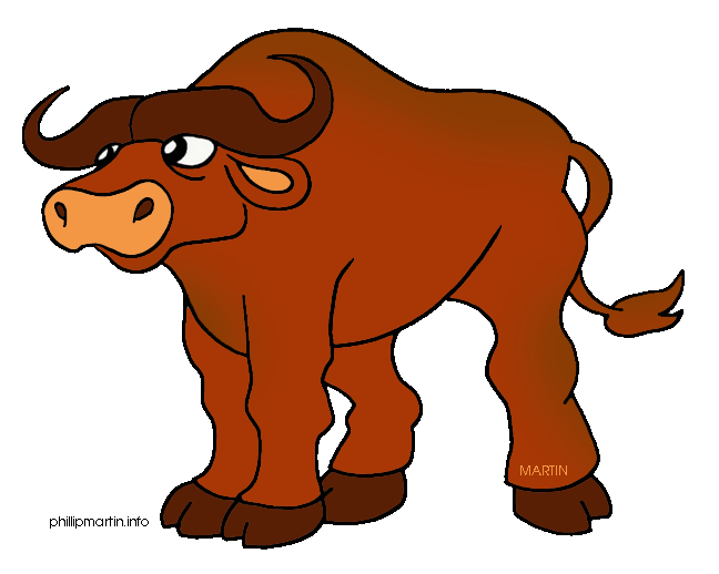 648x518 Buffalo Clipart Image
